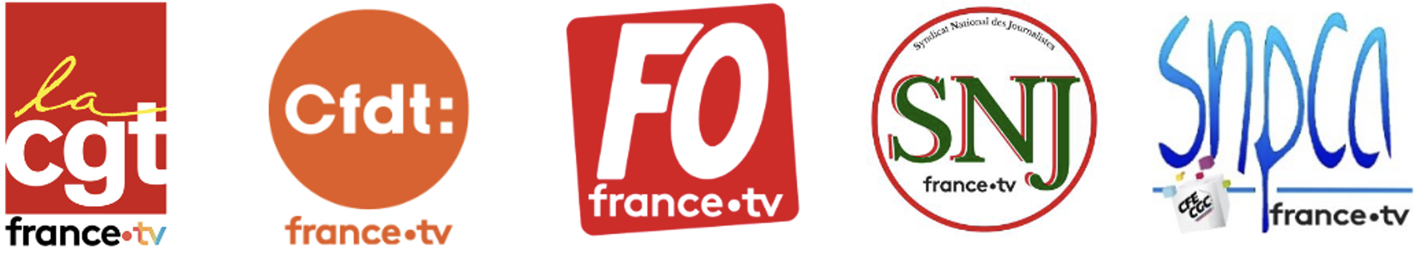 cgt cfdt fo snj cgc