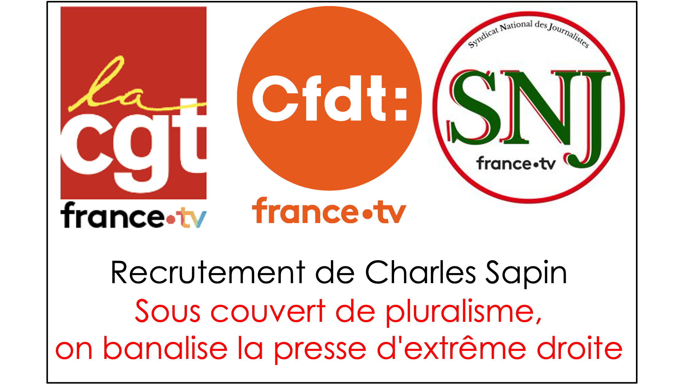 Recrutement de Charles Sapin : Sous couvert de pluralisme, on banalise la presse d'extrême droite