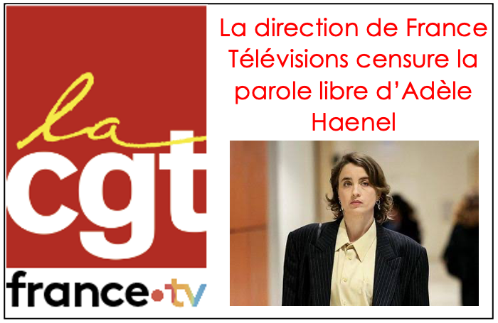 La direction de France Télévisions censure la parole libre d'Adèle Haenel