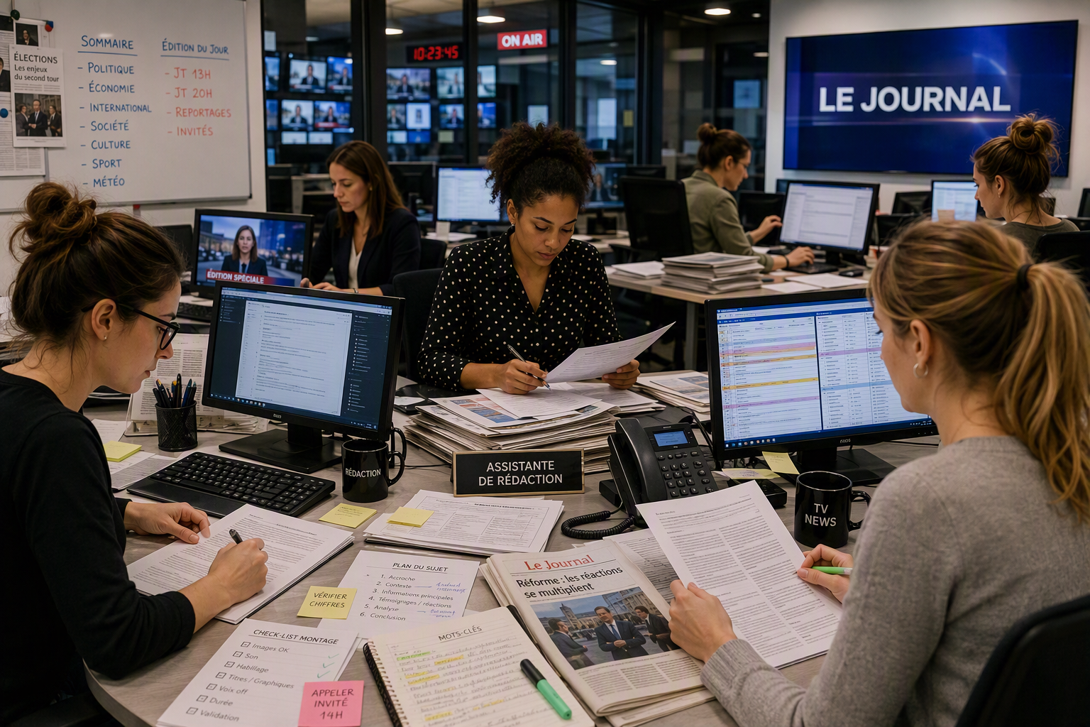 Assistantes de rédaction - Non au passage en force