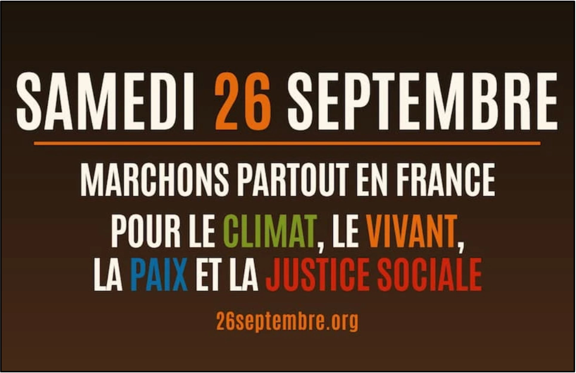 Appel intersyndical aux marches du 26 septembre 2026
